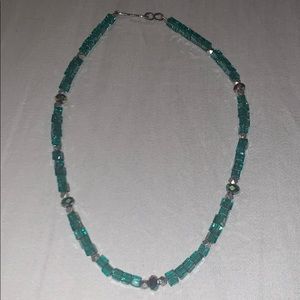 ❤️2/$10-Teal Bead Choker Necklace